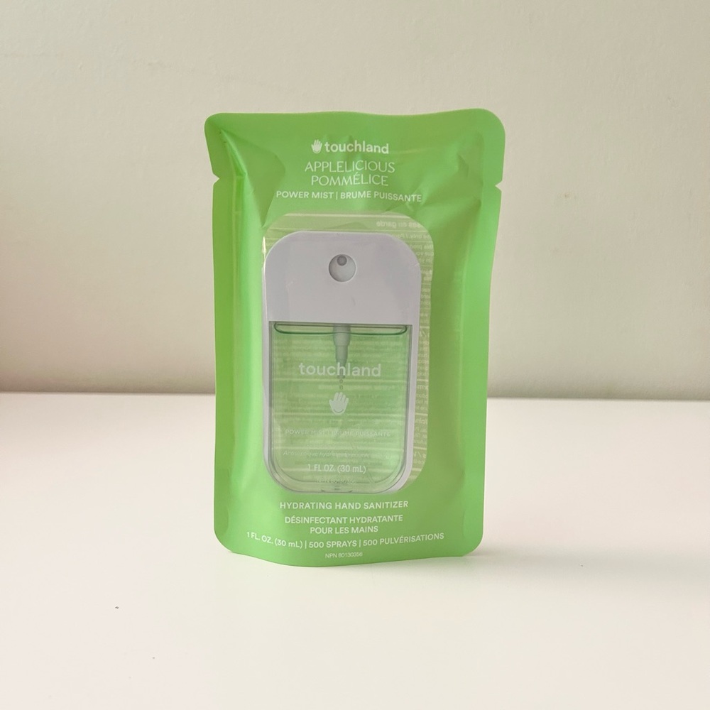 🌸TOUCHLAND Power Mist Hydrating Hand Sanitizer in Appelicious 30 mL